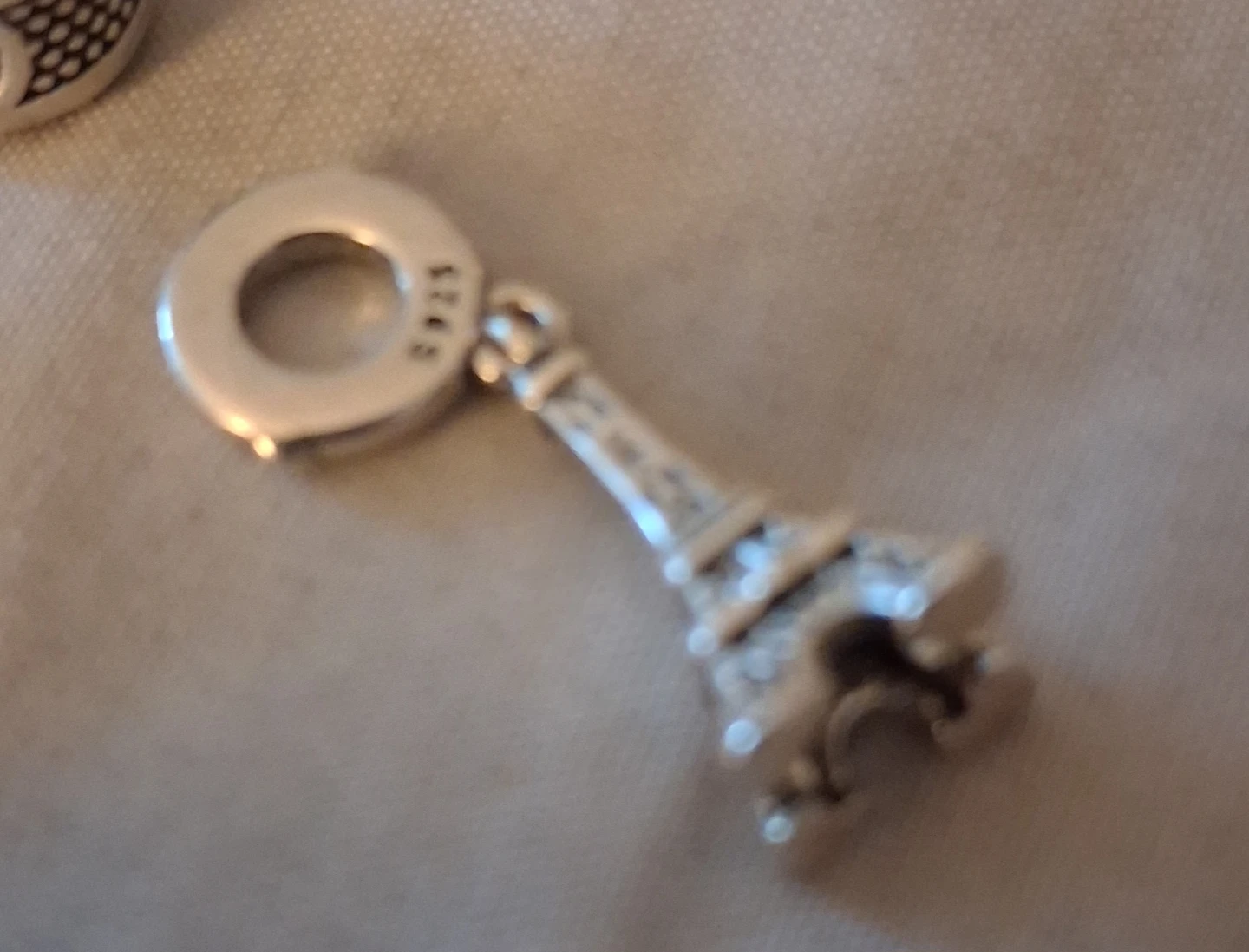 Set of 4 S925 Silver Charm Beads - photo 2