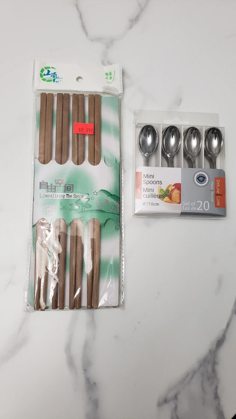 Opened/Unused Chopsticks, Mini Spoons #freecycle