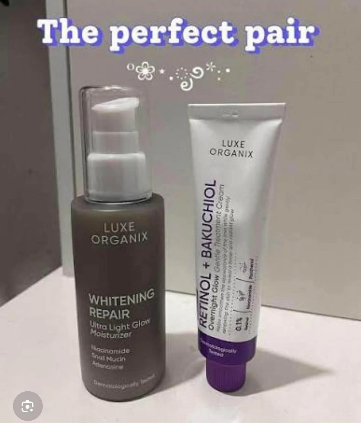 Luxe Organix Whitening Repair and Retinol Set