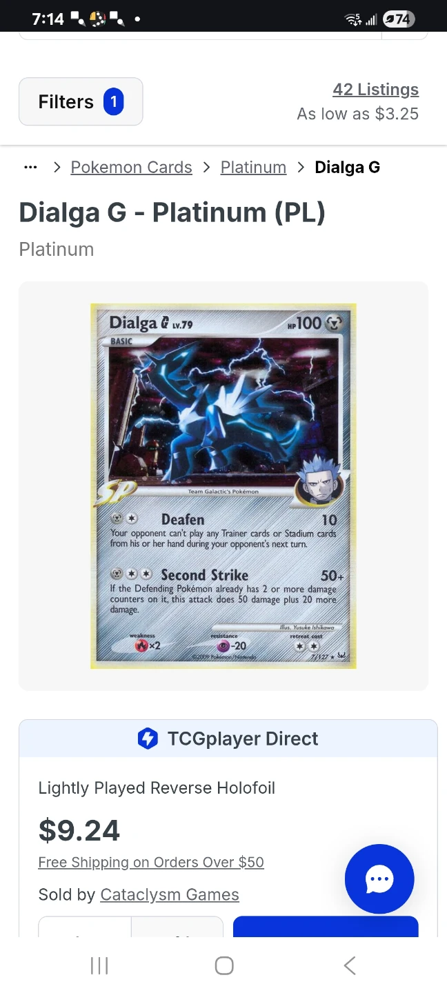 Diagla pokemon card
