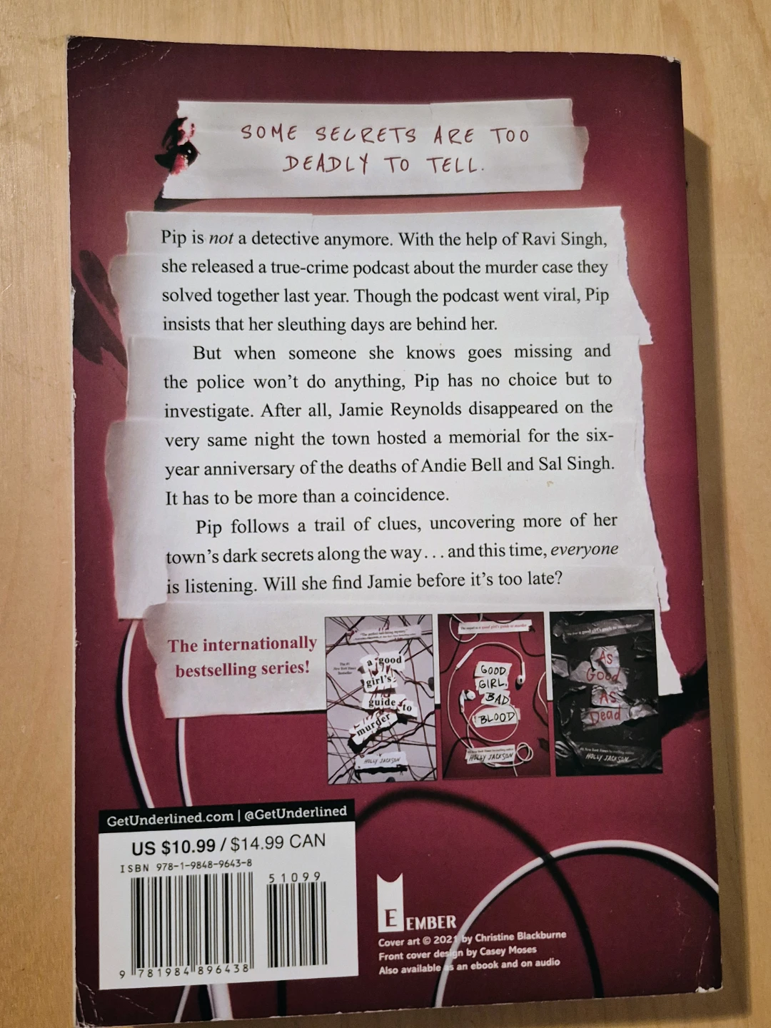 BN)Good Girl, Bad Blood by Holly Jackson - photo 2
