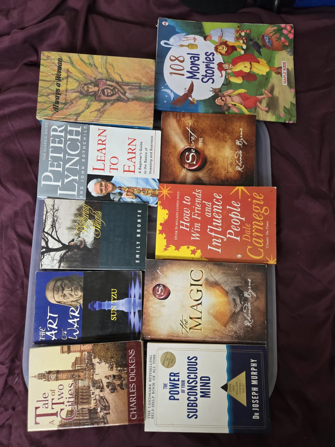 Collection of 10 Assorted Classic and Self-Help Books