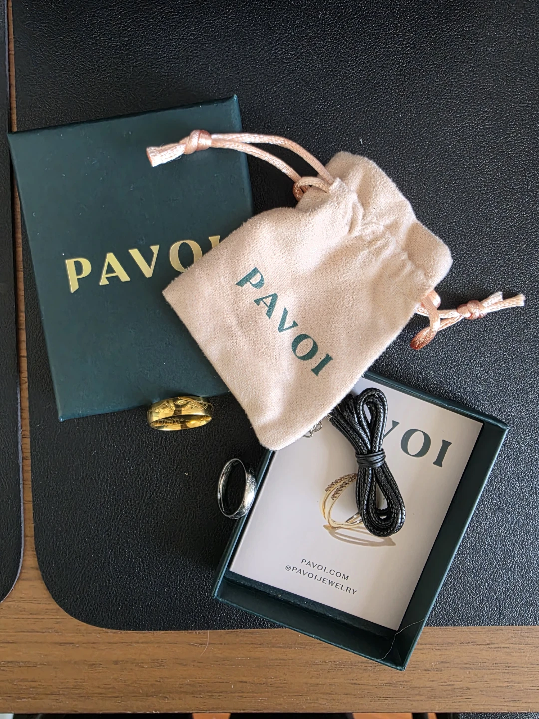 PAVOI Gold and Silver Rings: Lord of the Rings