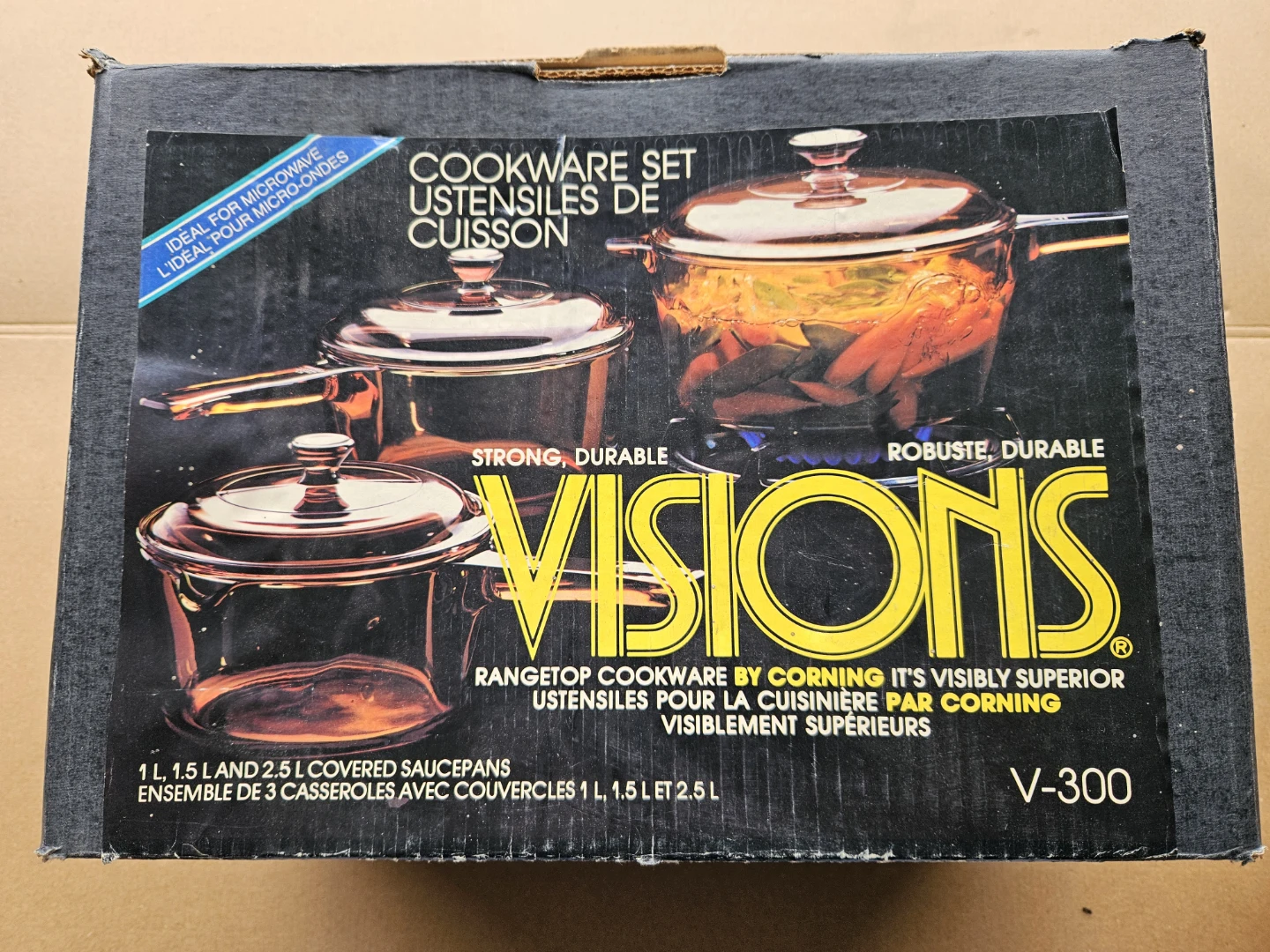 New Visions by Corning Cookware Set V-300
