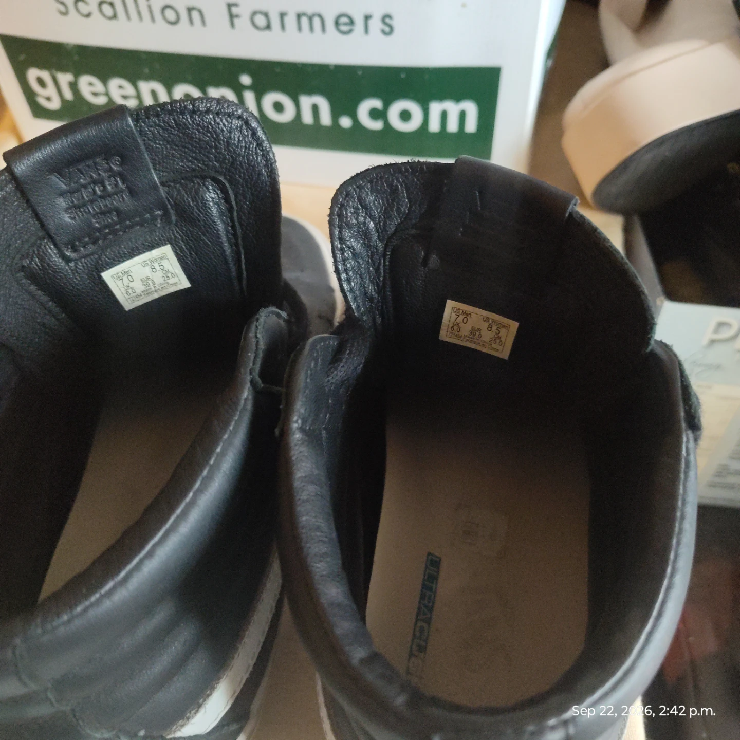 Vans Sk8-Hi Black Leather Sneakers - photo 4