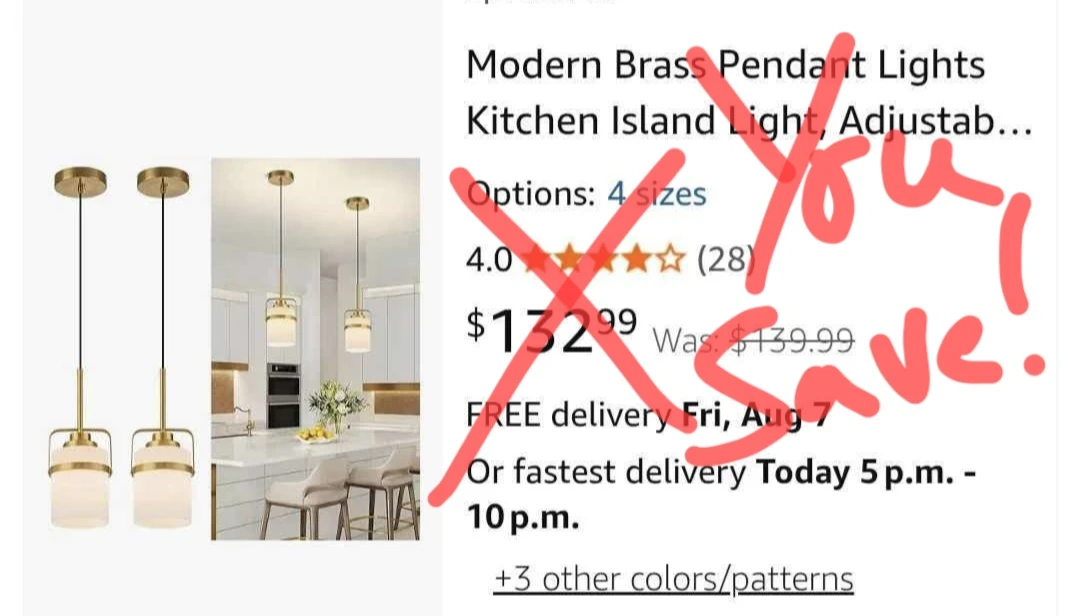 2 New Pendant Light Fixtures - photo 5