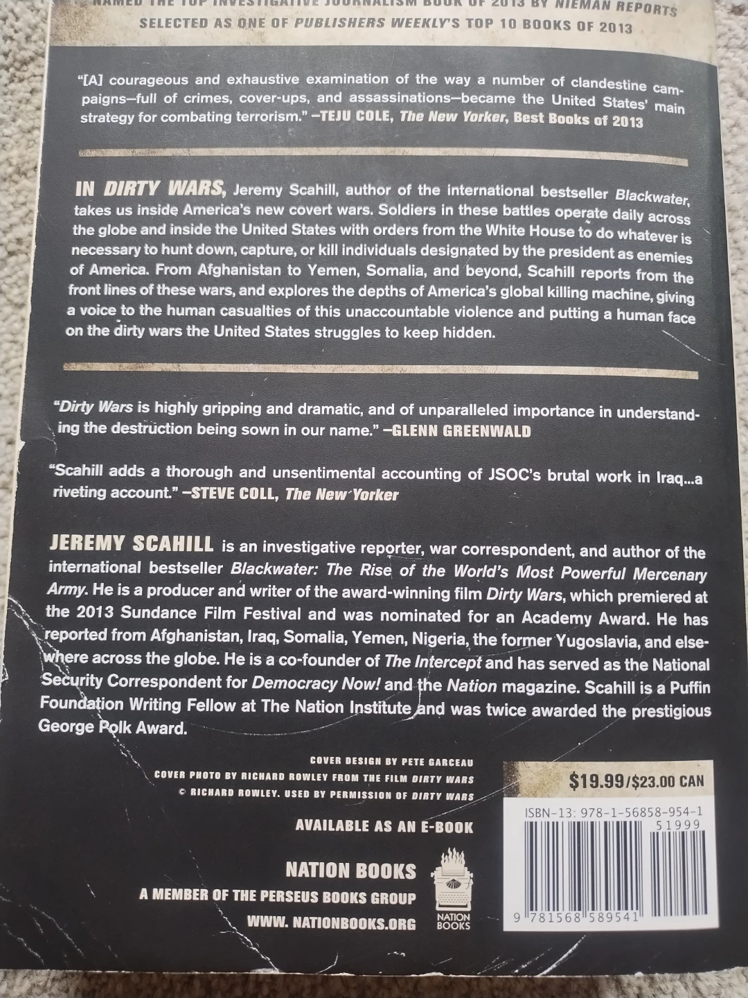 Dirty Wars Jeremy Scahill - unread condition 2013 - photo 3