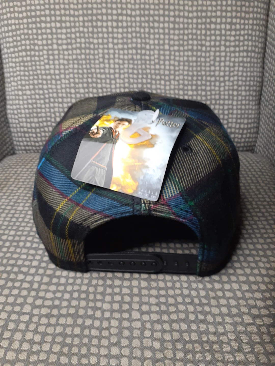 Harry Potter Hogwarts Plaid Snapback Hat NEW - photo 3