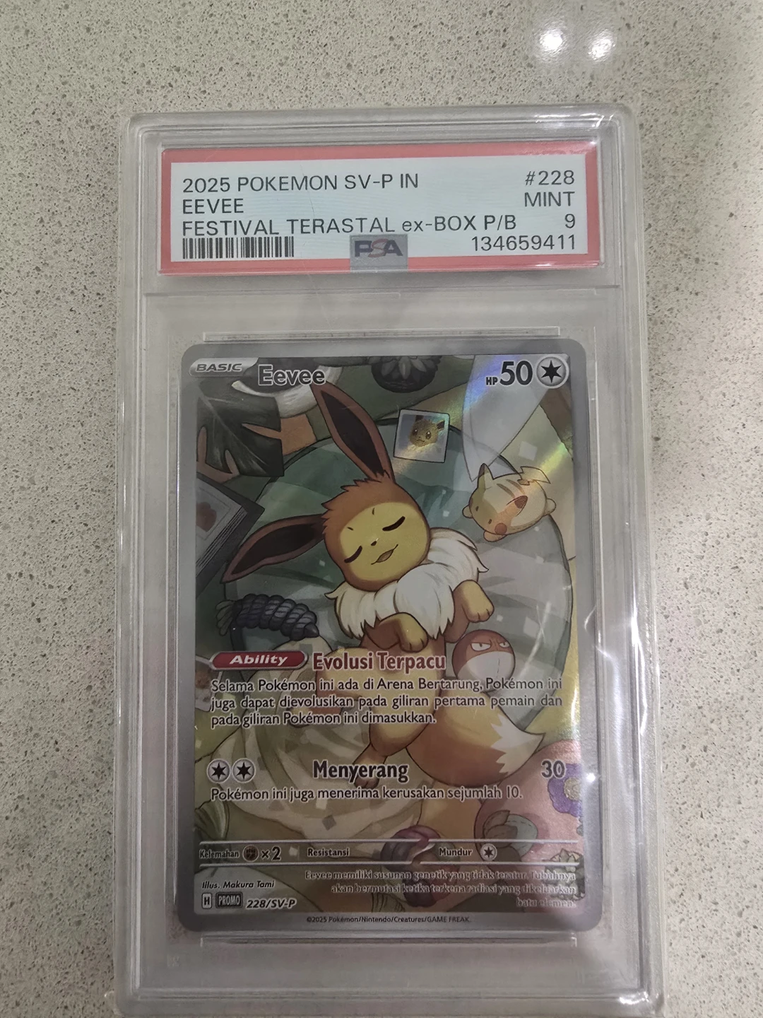 PSA 9 EEVEE Promo