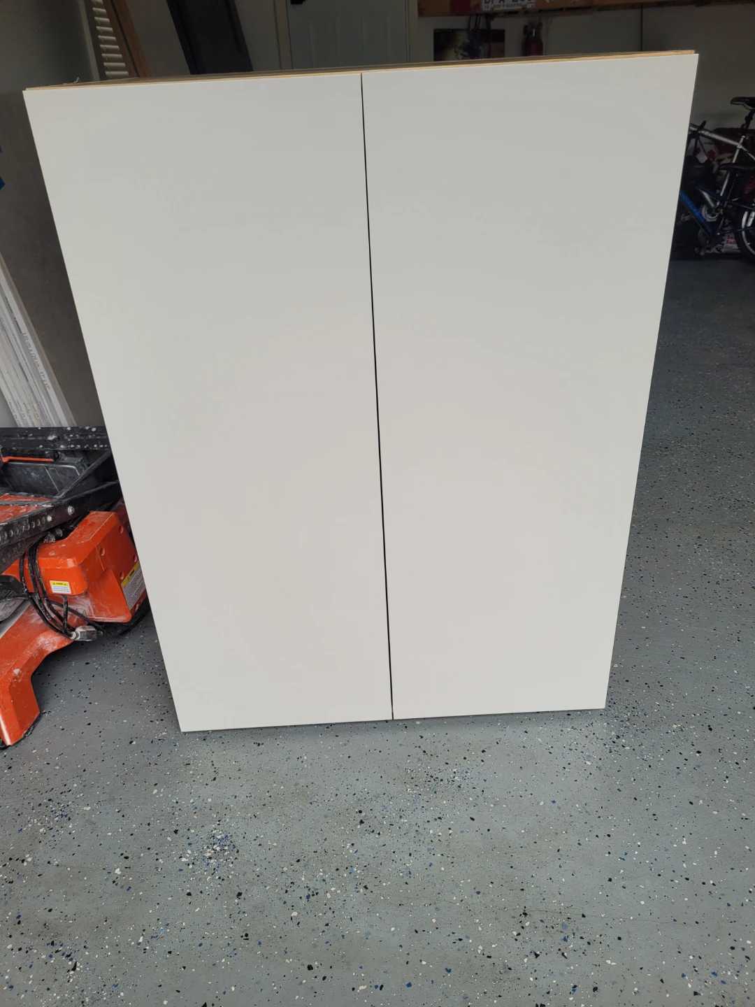 White Two-Door Cabinet