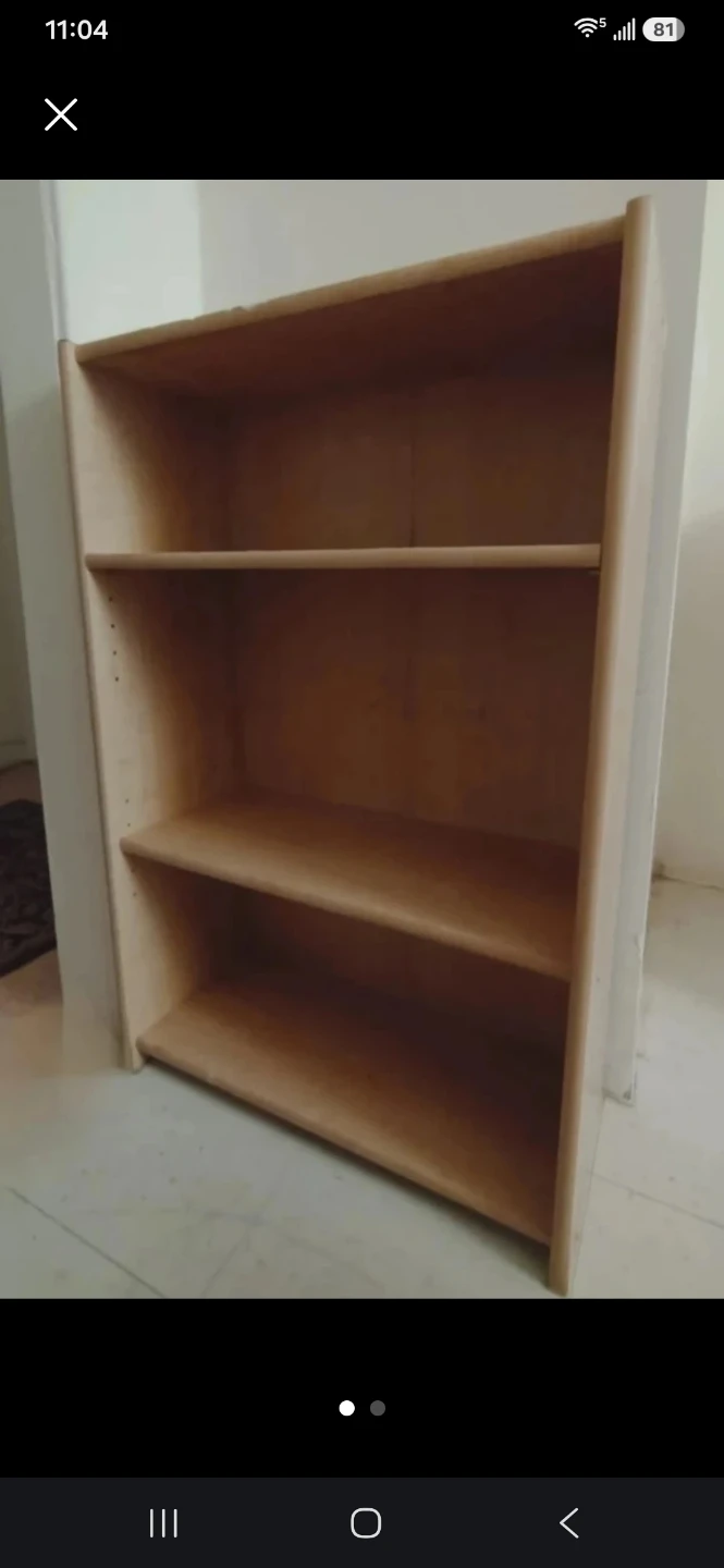 Light Wood Veneer Bookshelf🏈