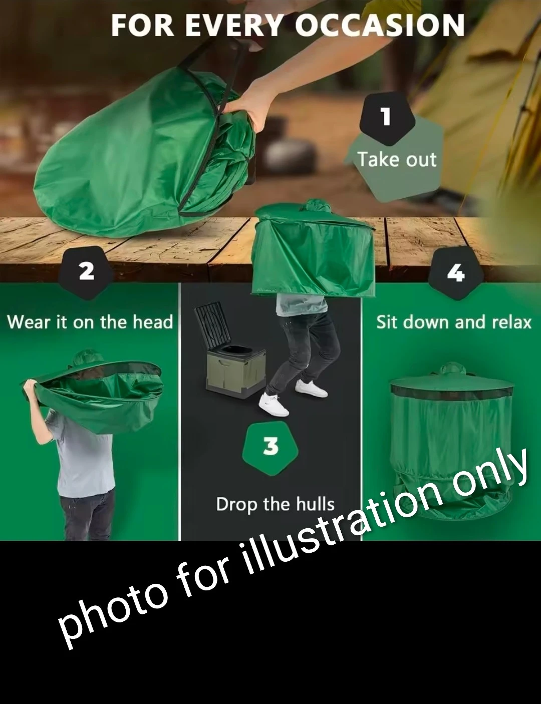 Privacy Tent for children Outdoor toileting - photo 2