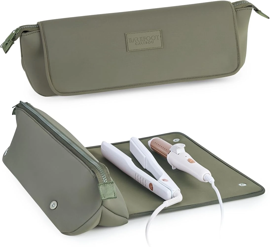Barefoot Caribou Travel Hair Straightener & Curler Set with Case - photo 2