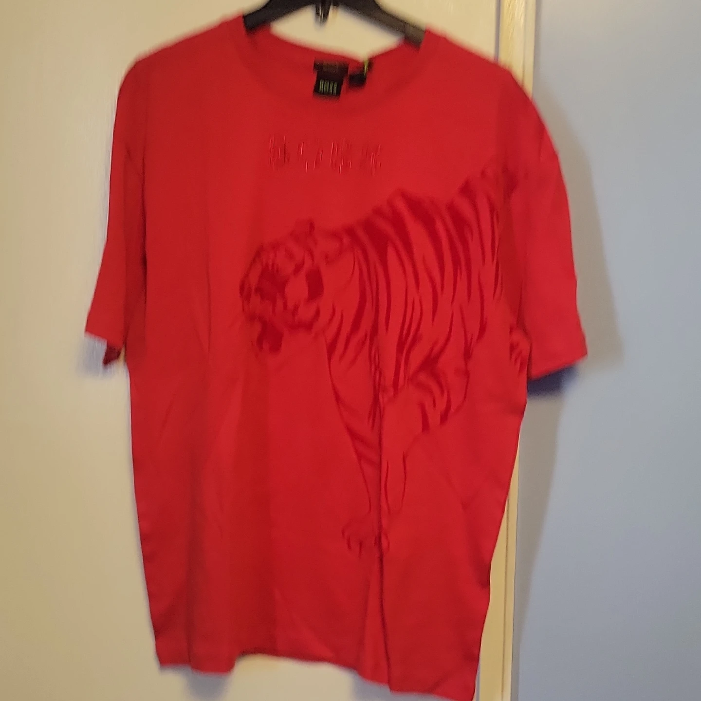 BOSS Red Relaxed Fit Tiger Graphic T-Shirt - photo 3