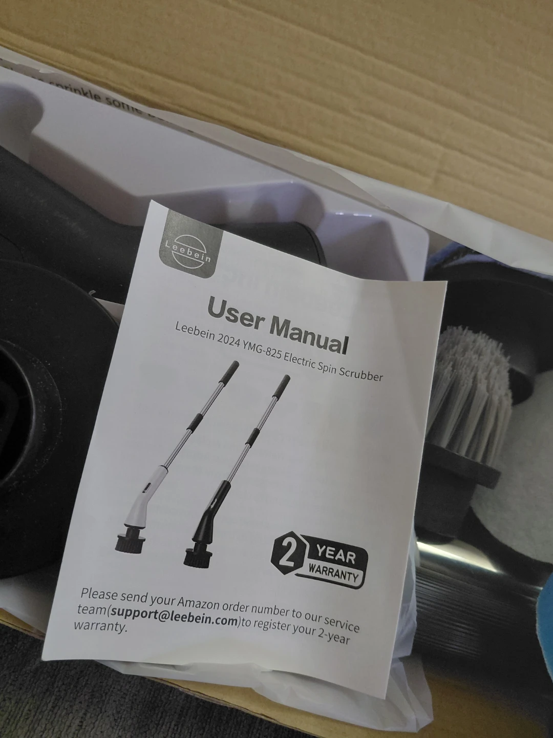 Leebein 7-in-1 Electric Spin Scrubber - photo 3