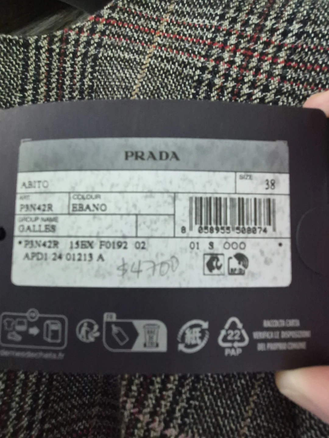 Prada Galles Abito Dress Size 38 - photo 4