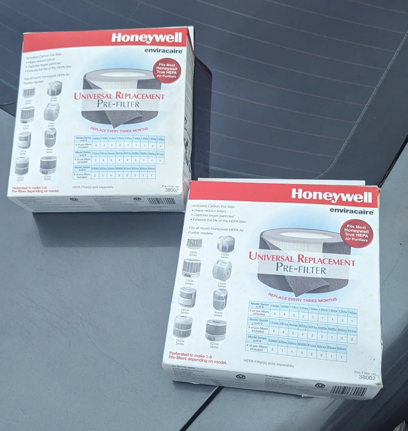 Honeywell Universal Replacement Pre-filter #38002 x 2 - BNIB