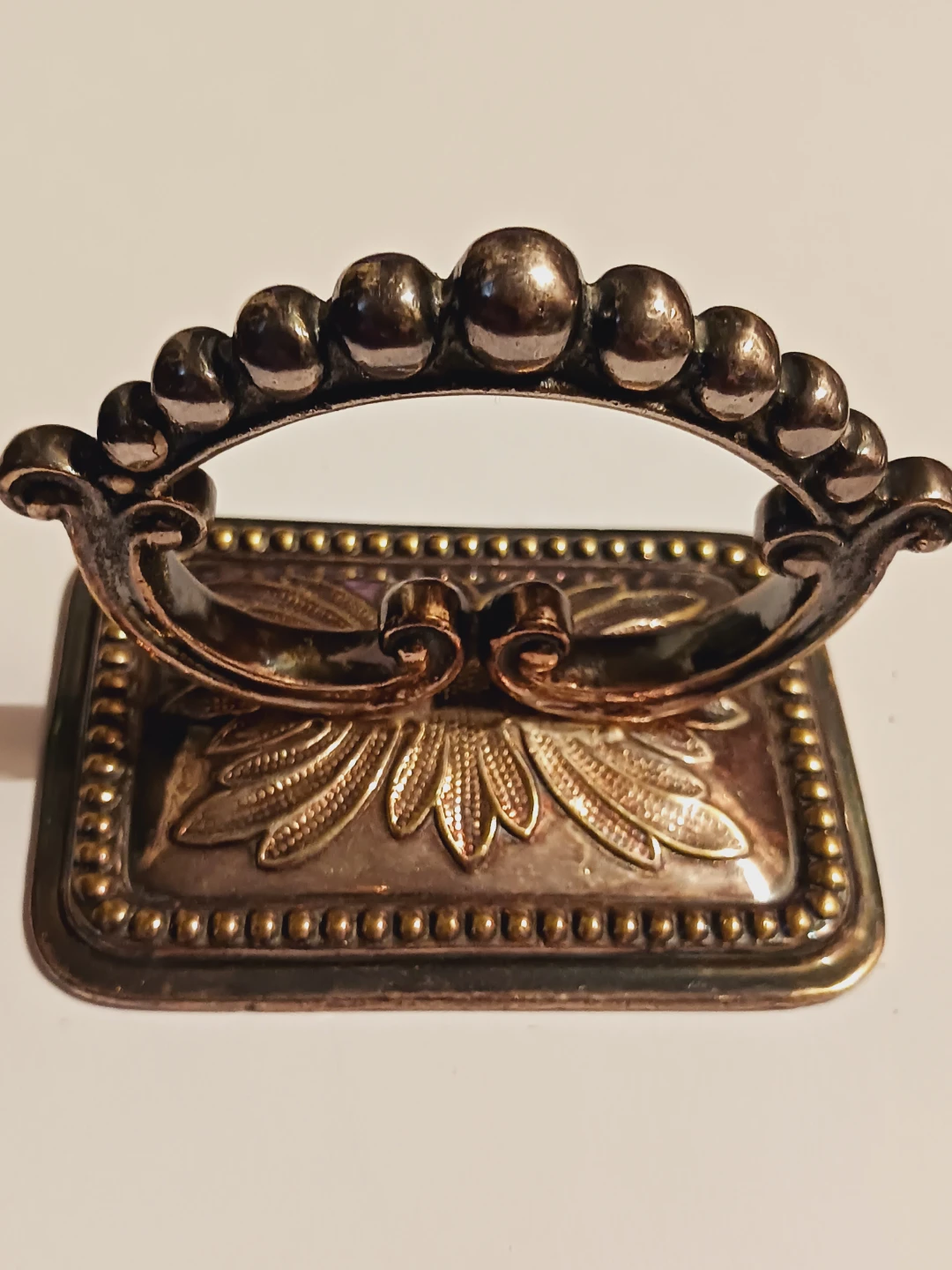 Vintage Ornate Metal Drawer Pull Handle