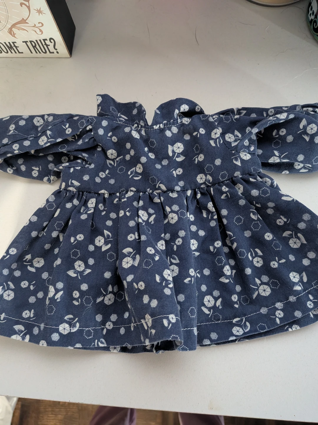 Blue Floral Doll Dress - photo 2