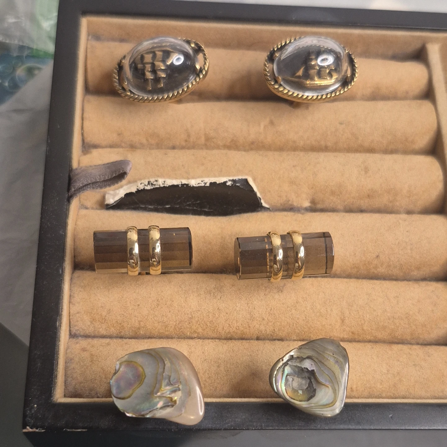 Set of 3 Vintage Cufflink Pairs - photo 4