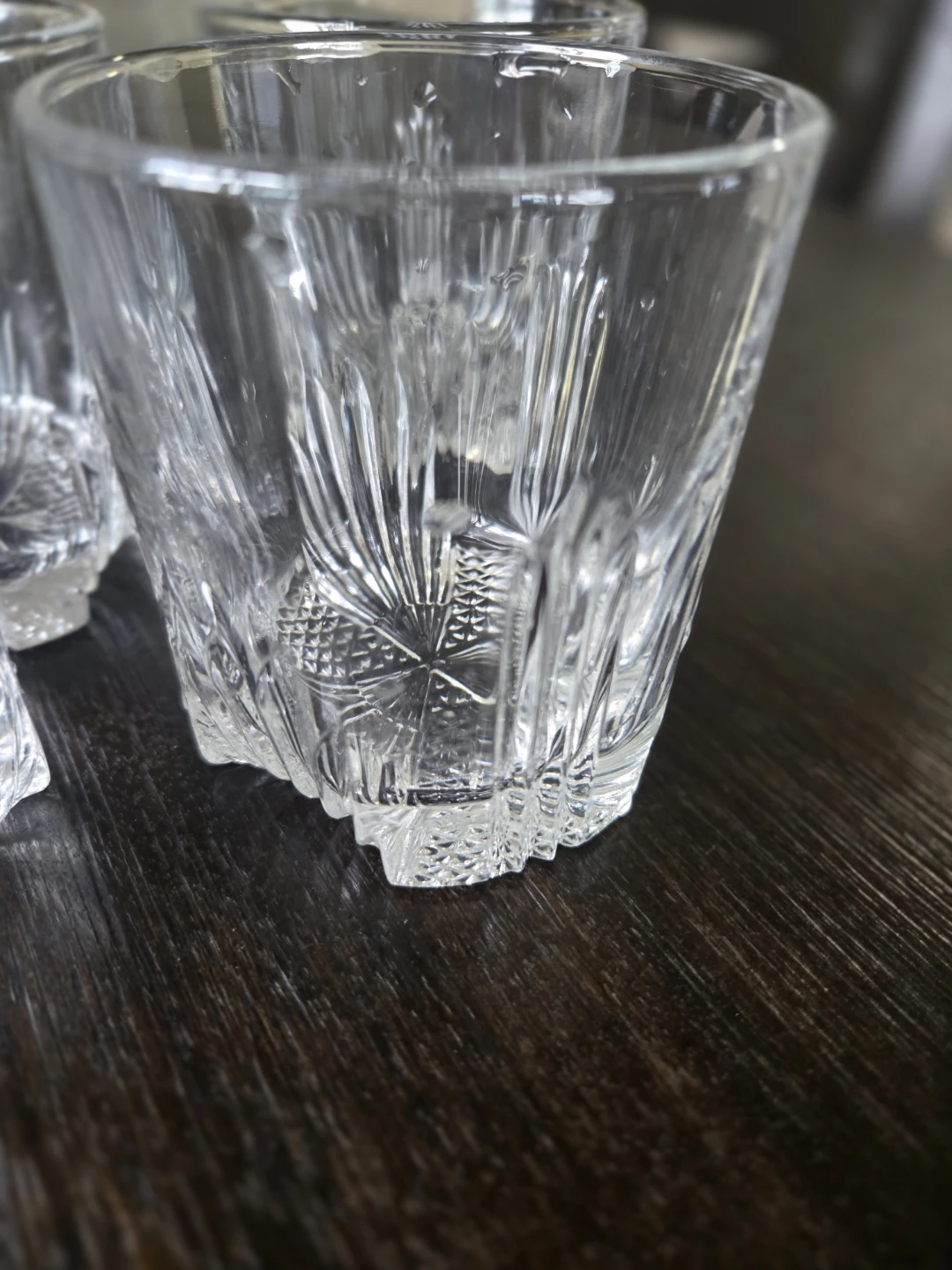 Set of 4 Cut Glass Tumblers - photo 3