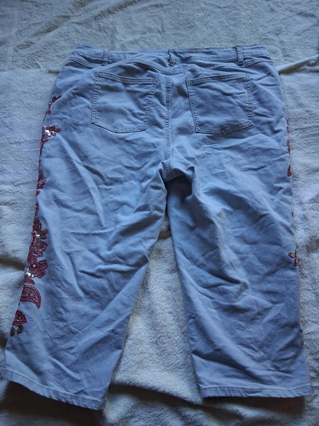 Denim 24/7 Embroidered Sequin Capris - photo 4