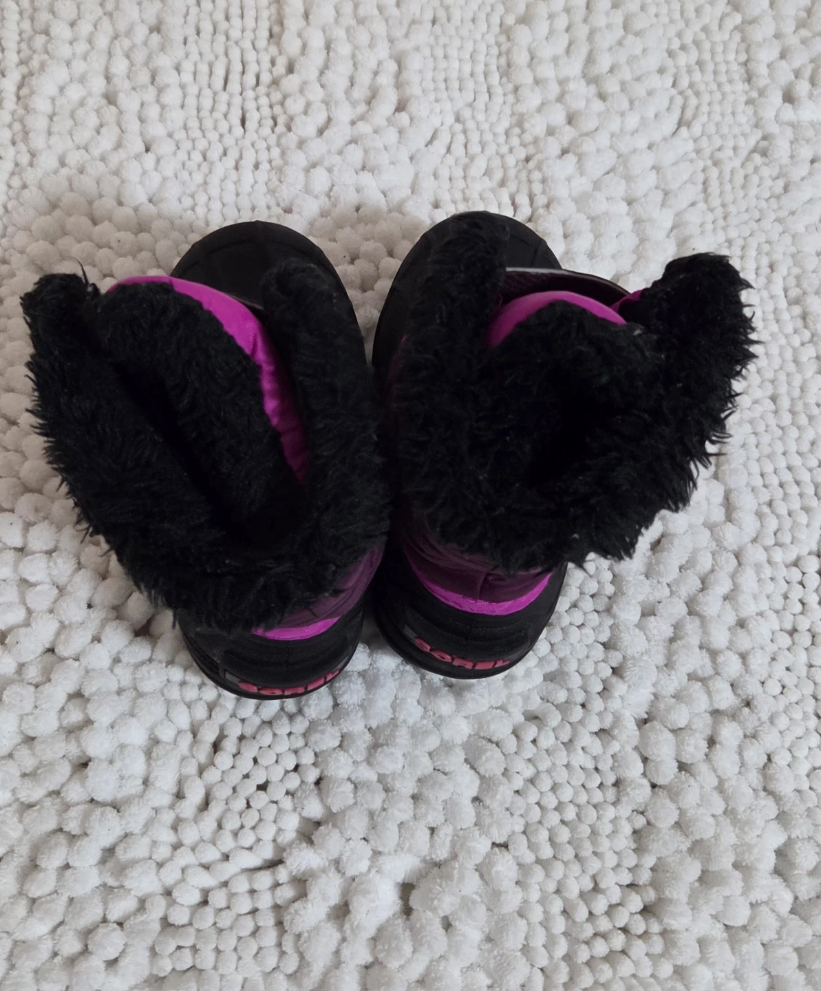 Sorel Pink & Black Winter Boots - Size Toddler 9 - photo 3