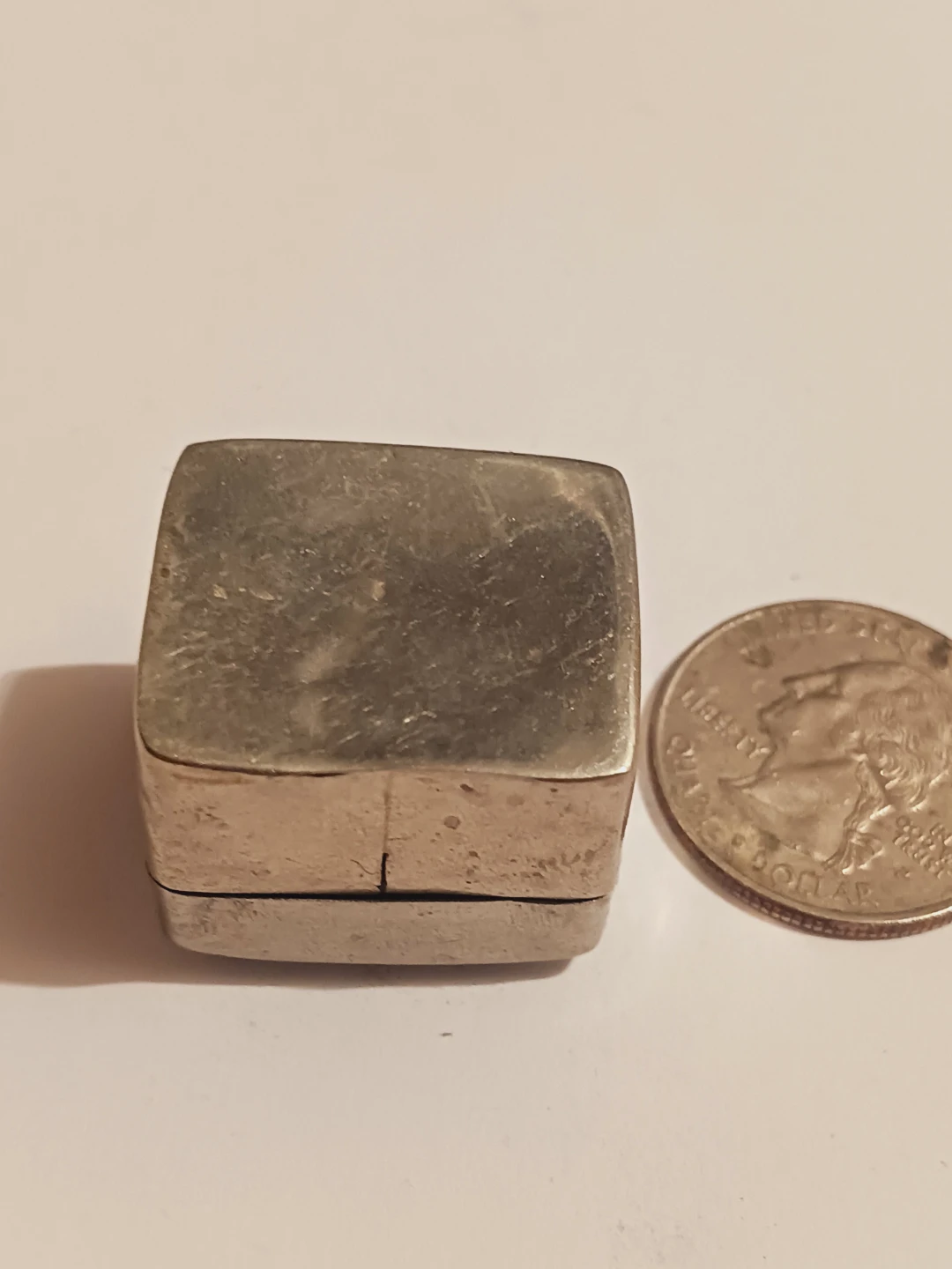 Sterling Silver Enamel Miniature Trinket Box - photo 4