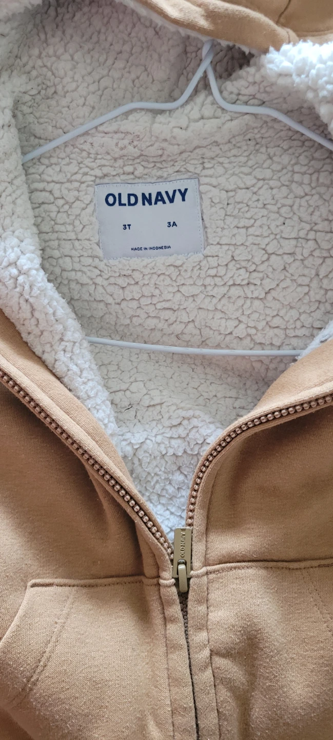 Old Navy Sherpa Lined Hoodie - 3T - photo 4
