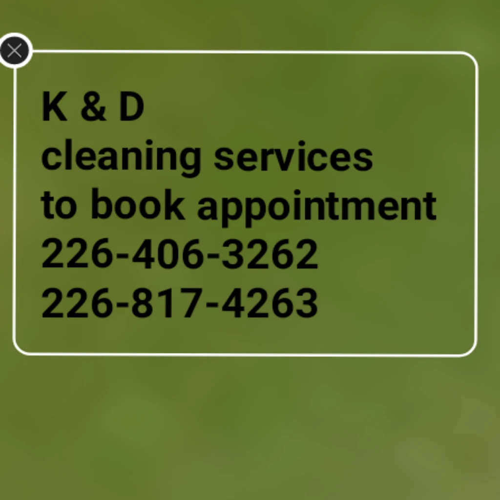 k & D cleaning services