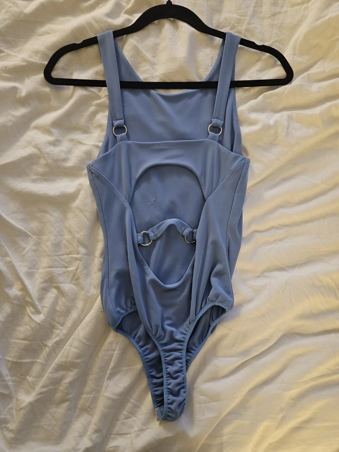 Blue Sleeveless Bodysuit - photo 2