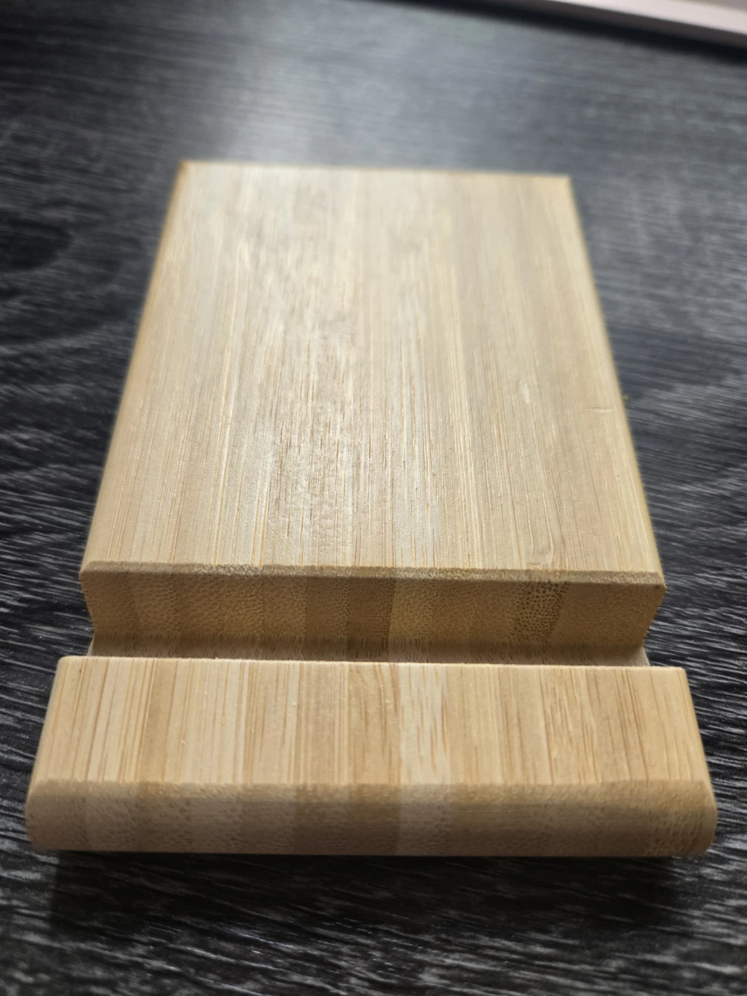 IKEA bamboo phone stand