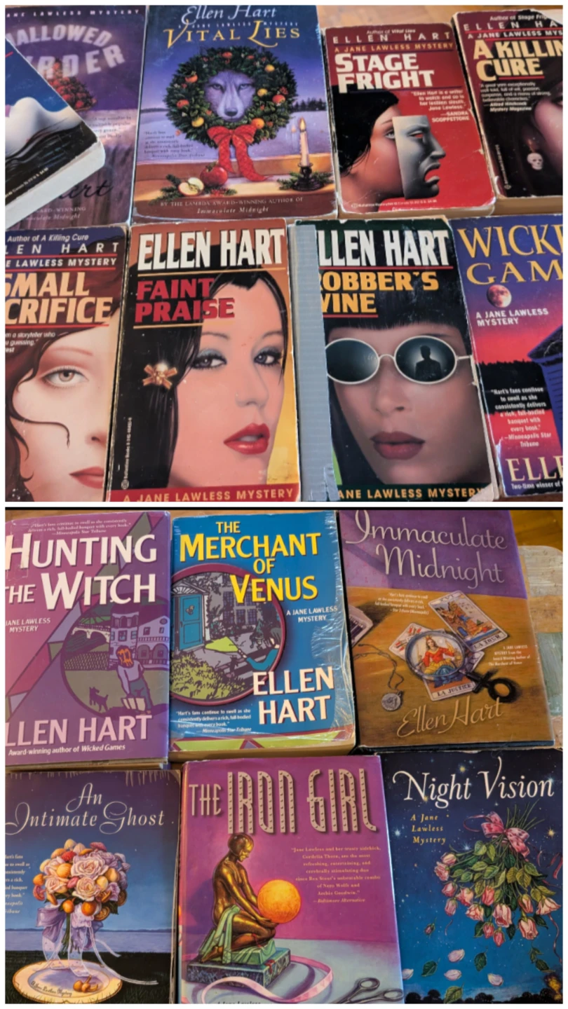 Collection of 27 Jane Lawless Mystery Novels by Ellen Hart
