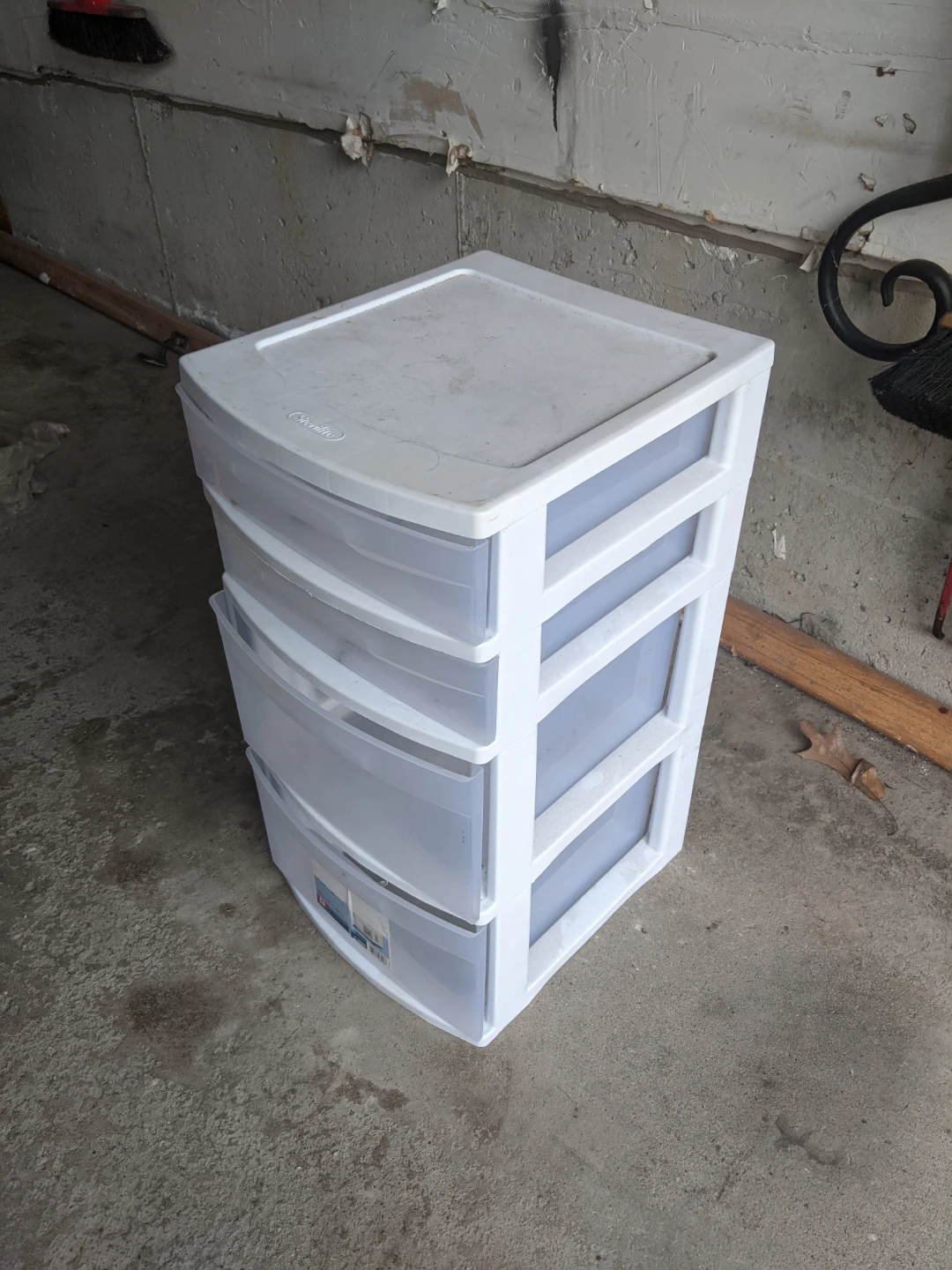 Sterilite 4-Drawer Plastic Storage Tower