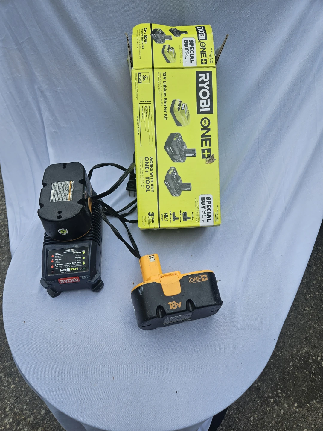 Ryobi ONE+ 18V Lithium Starter Kit