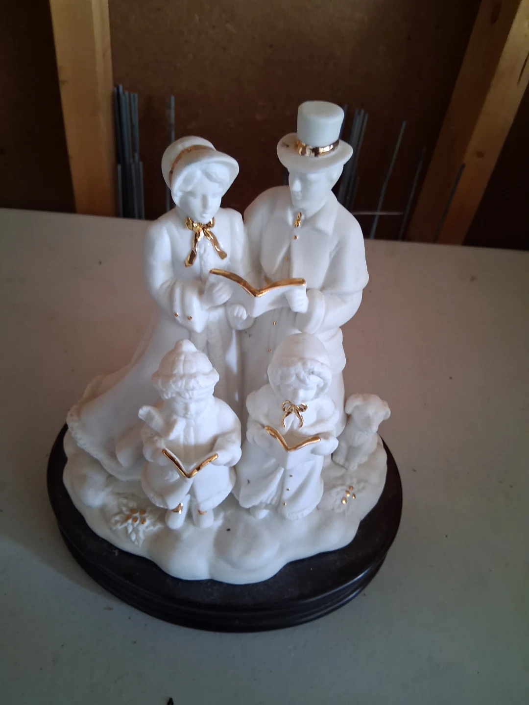 Porcelain Musical Carolers Figurine