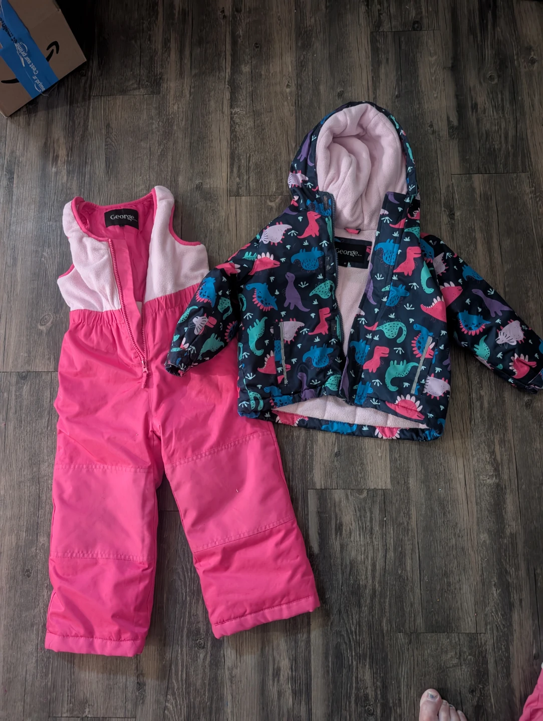 George Kids Dinosaur Winter Snowsuit Set