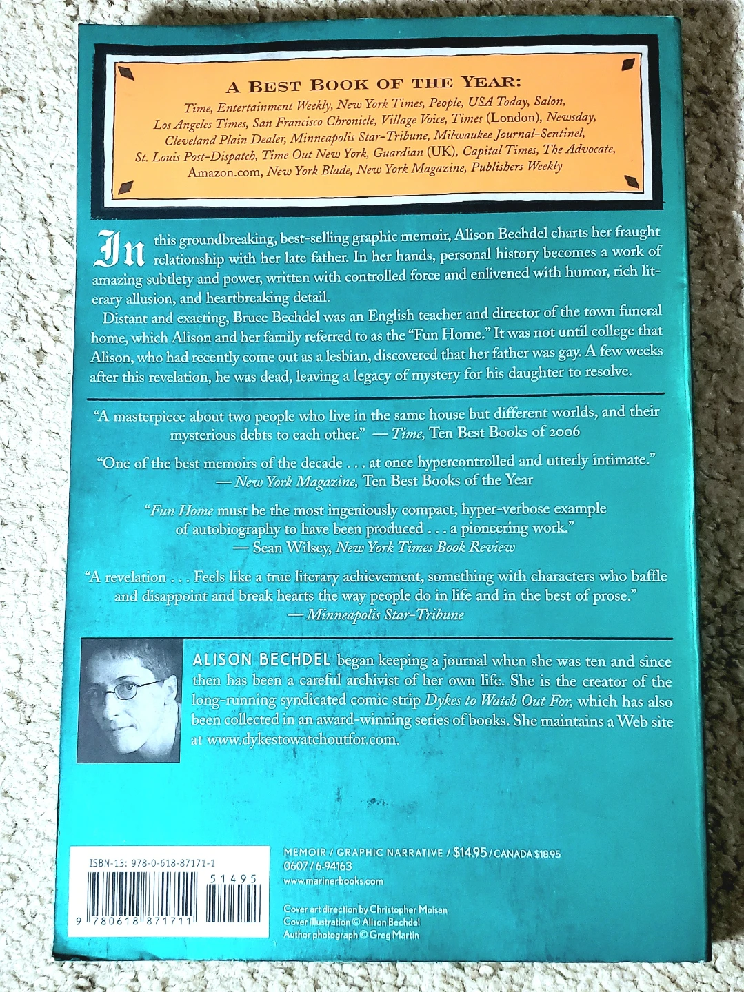 Fun Home - A Family Tragicomic by Alison Bechdel - photo 2