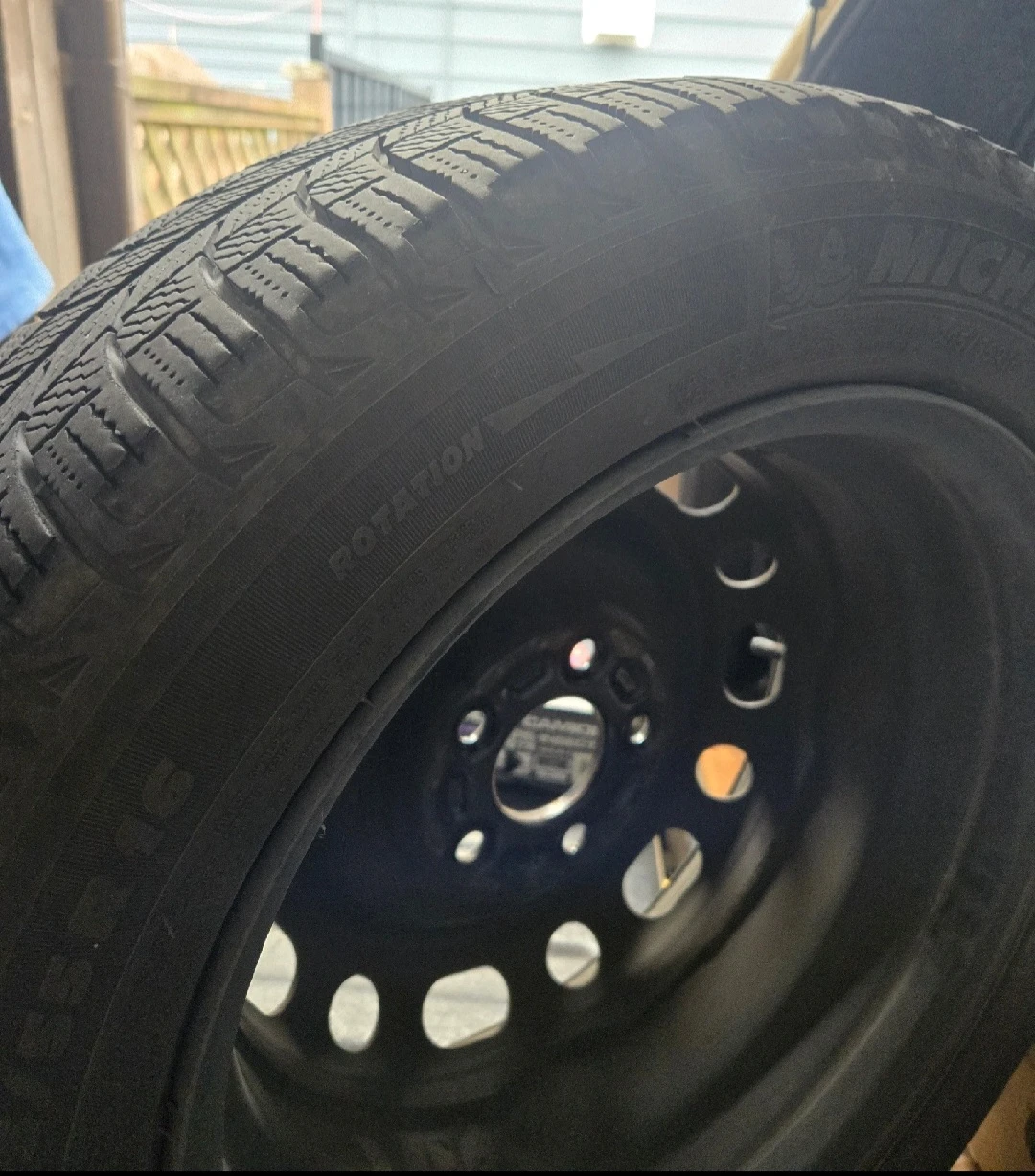 4 Michelin X-Ice 205/55R16 Winter Tire on Steel Rim - photo 5