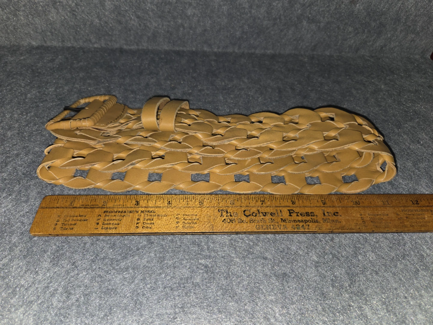 Chico's Tan Woven Leather Belt - photo 4