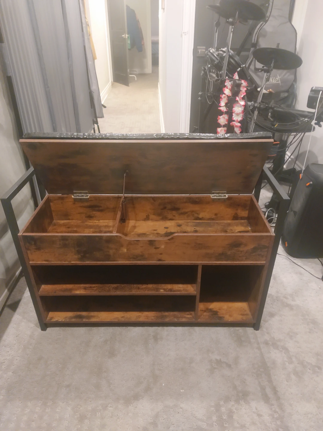 Entryway Storage Bench with Seat - photo 3
