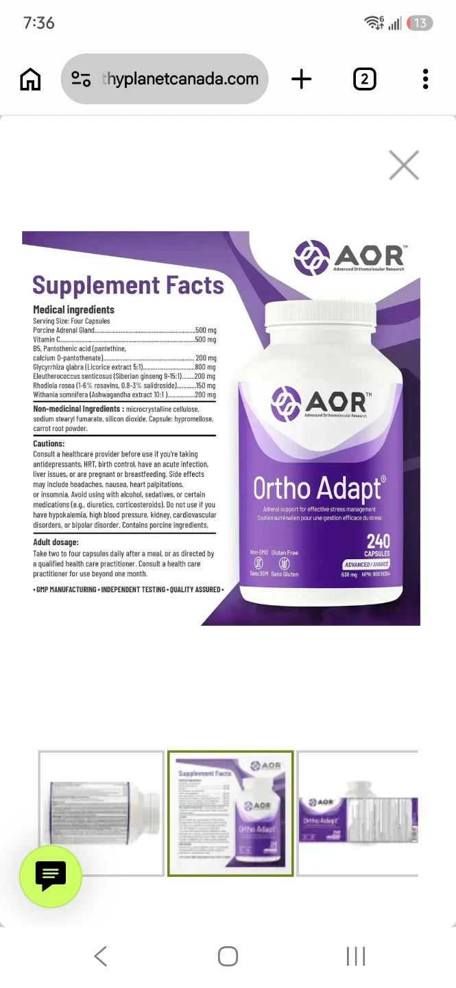 AOR Ortho Adapt 240 Capsules - photo 4