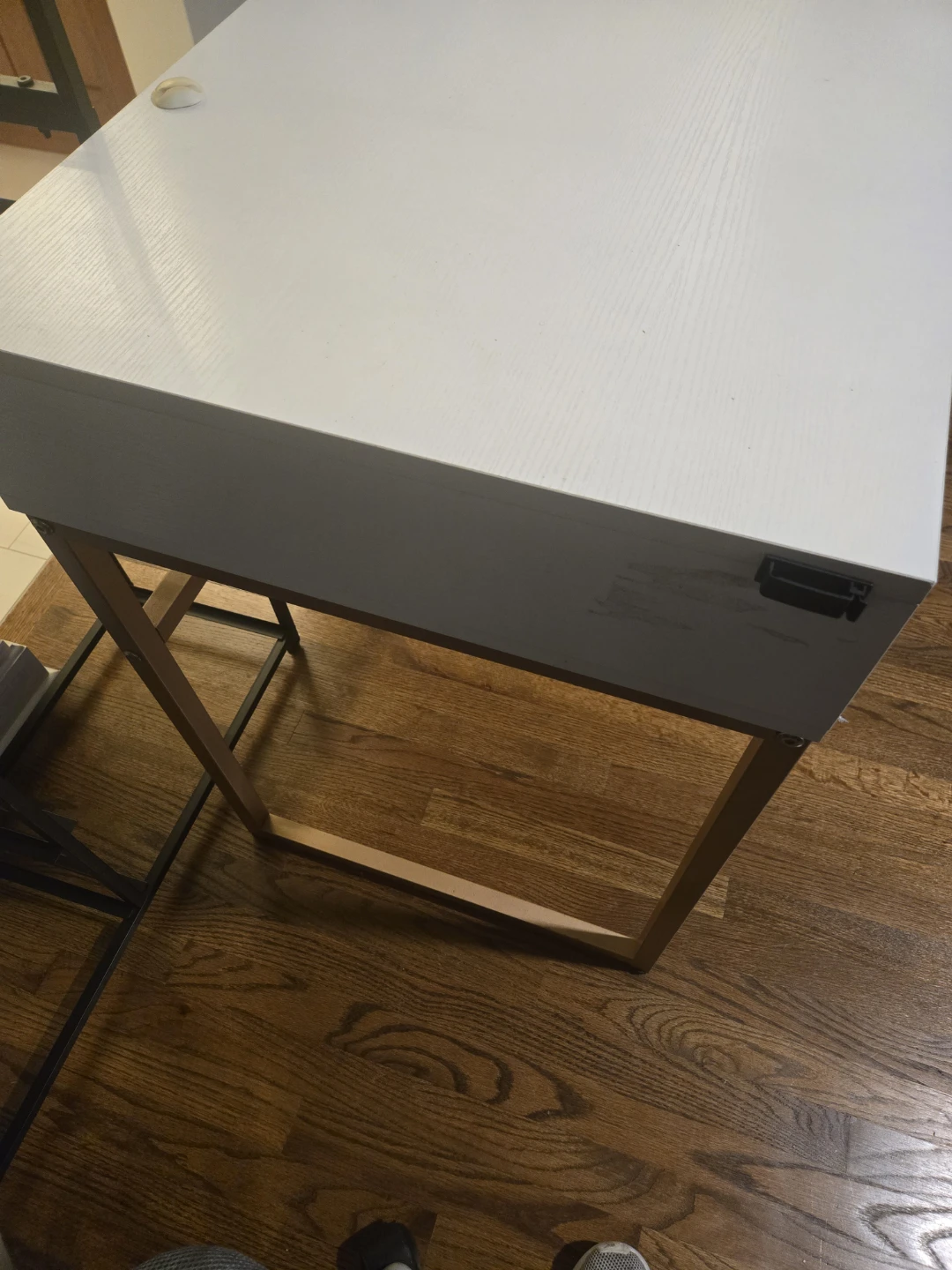 White and Rose Gold Desk - photo 4