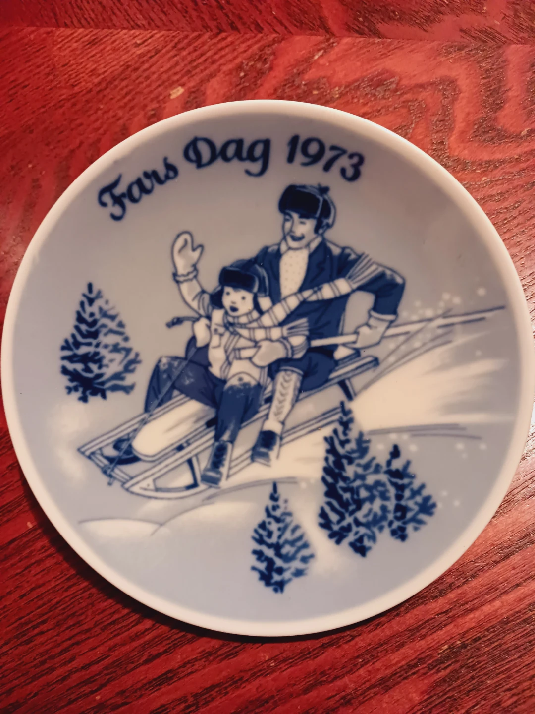 Norway Fars Dag1973. Father's Day Collector's Plate