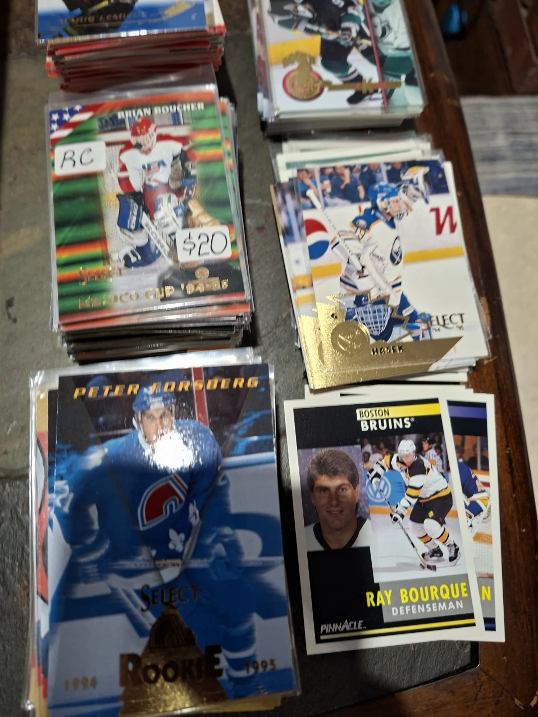 Massive All Top Player Vintage NHL Mostly Unsearched Cards - photo 2