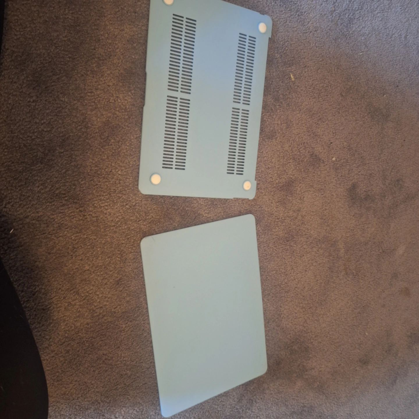 Light blue laptop hard shell case - photo 2