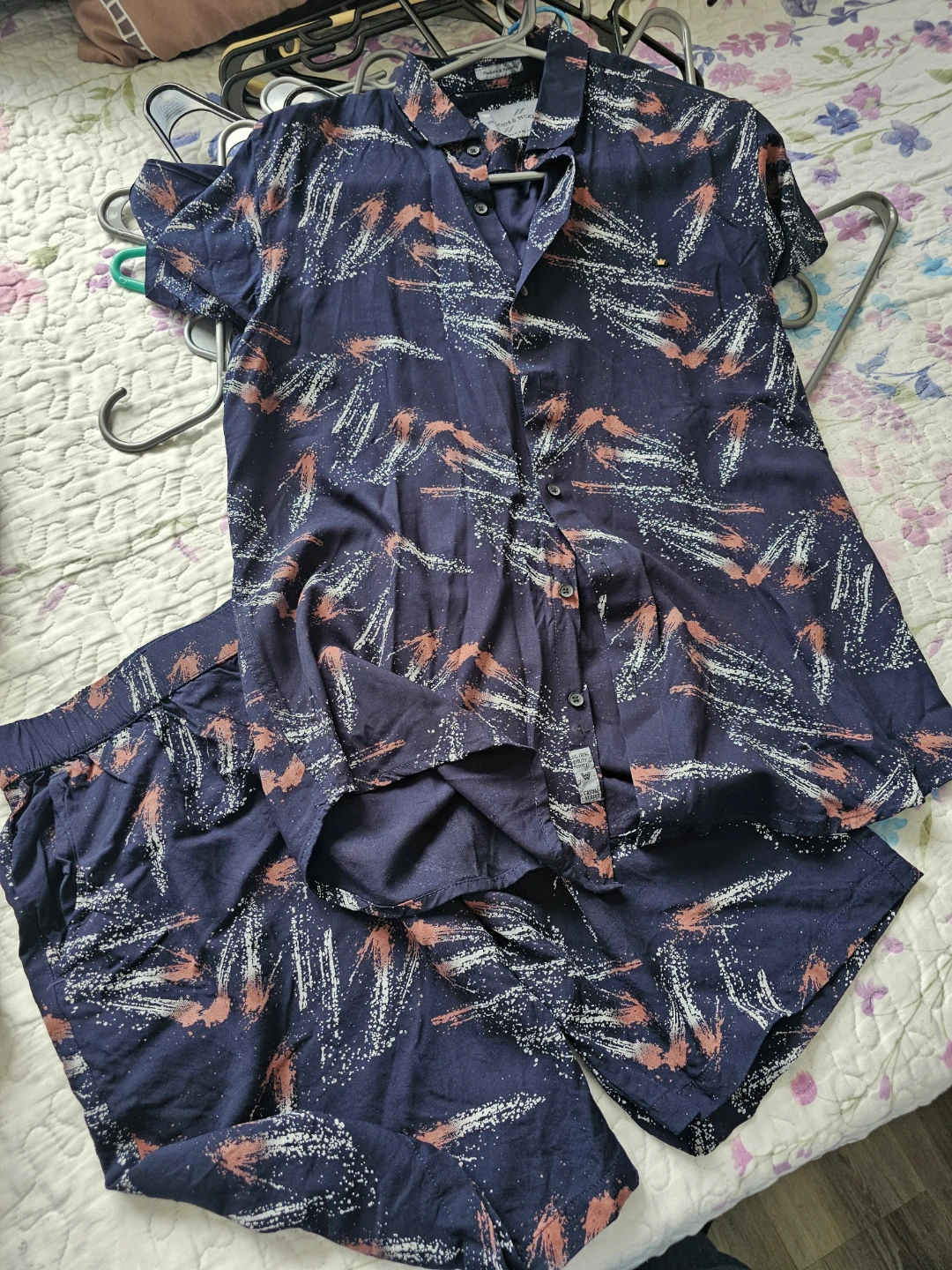 Woods & Woods Casuals Shirt and Shorts Set