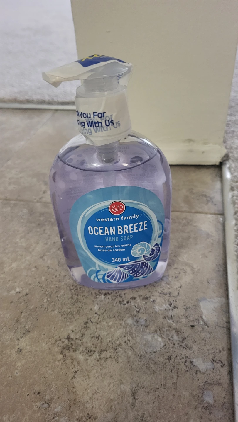 Western Family Ocean Breeze Hand Soap 340 mL