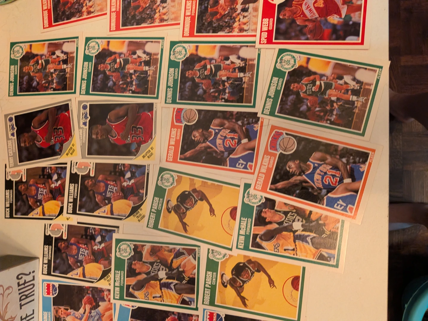 Collection of Vintage Fleer NBA Basketball Cards - photo 2