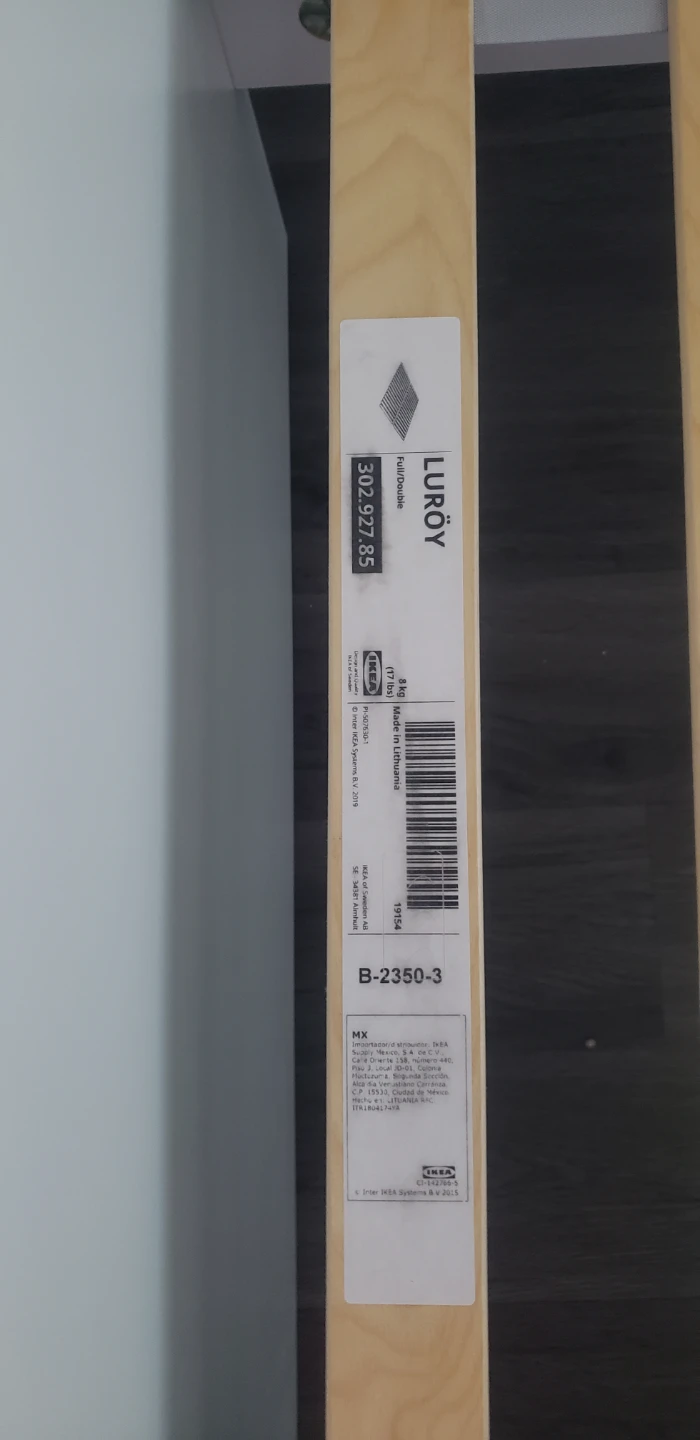 IKEA bed frame and Luröy slatted base - photo 4